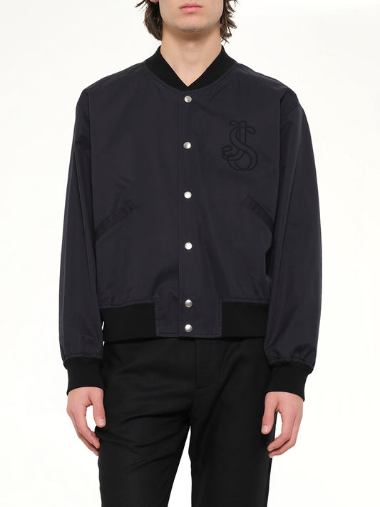 Blouson 130 with Embroidery in Black