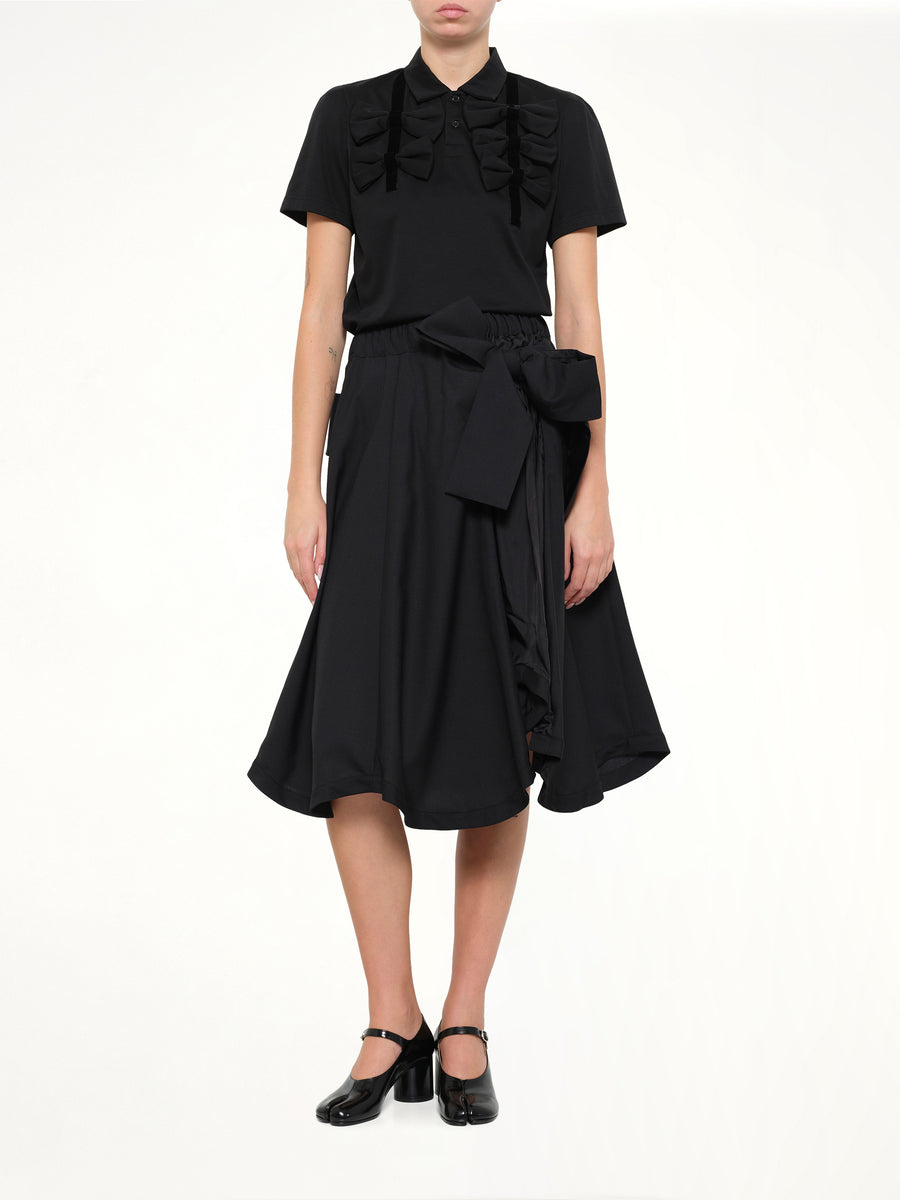 Bowtie Skirt in Black