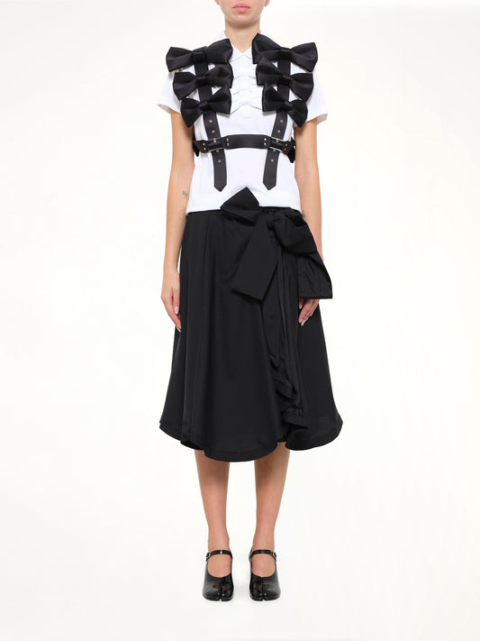 Bowtie Vest in Black