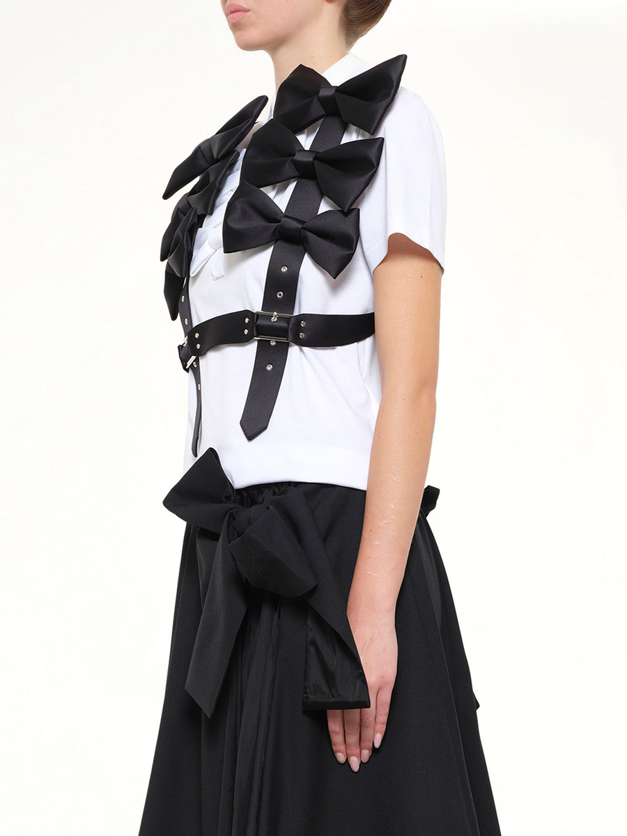 Bowtie Vest in Black