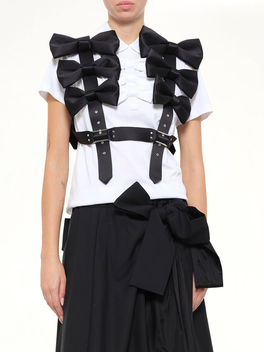 Bowtie Vest in Black
