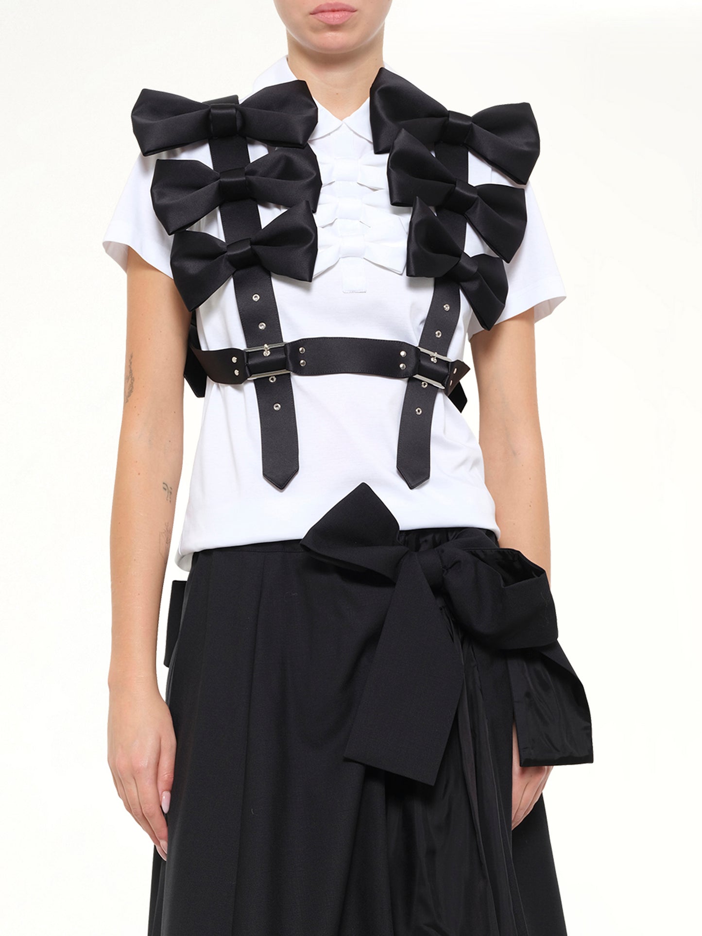 Bowtie Vest in Black