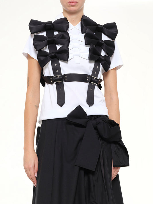 Bowtie Vest in Black