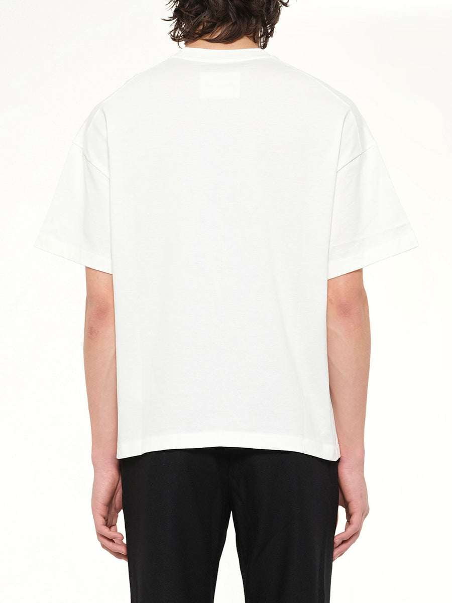 Crewneck Logo T-Shirt in Pocelain