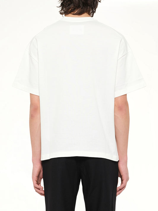 Crewneck Logo T-Shirt in Pocelain