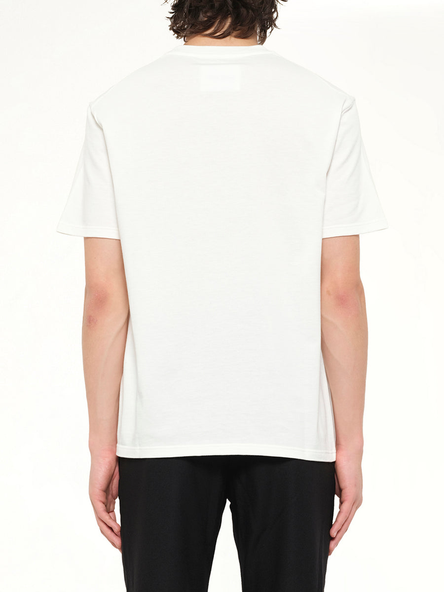 Crewneck Small Logo  T-Shirt in Porcelain