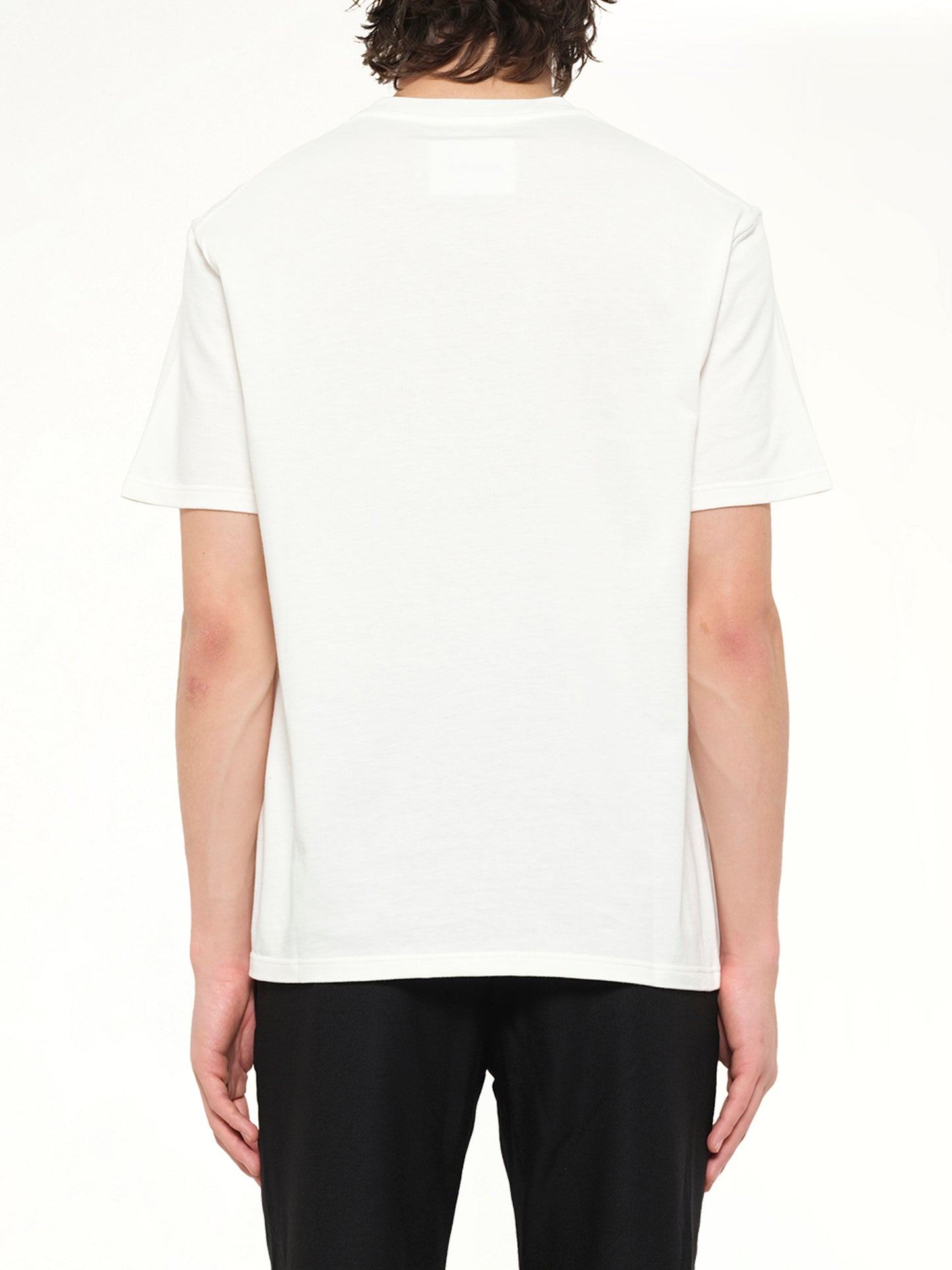 Crewneck Small Logo  T-Shirt in Porcelain
