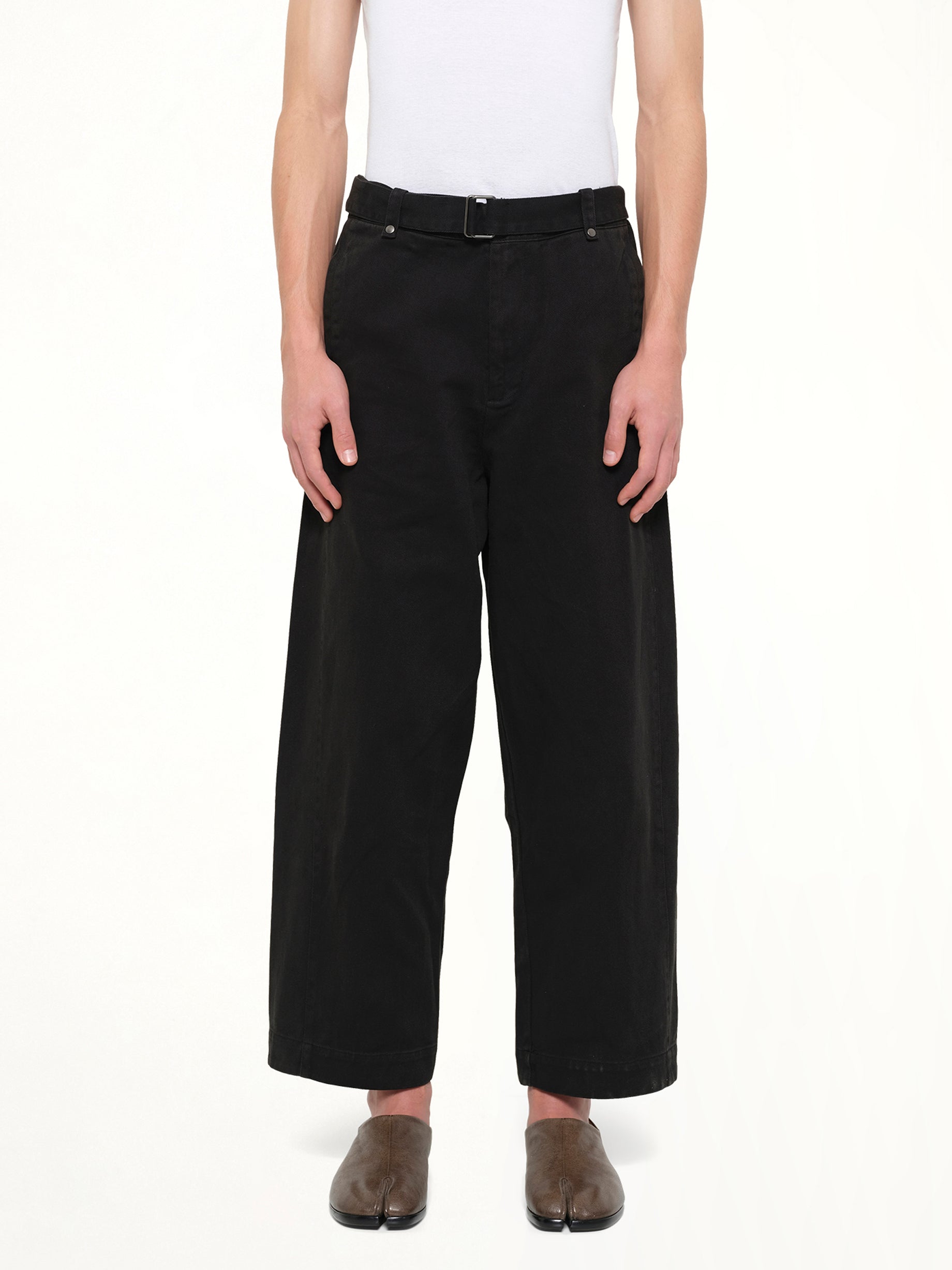 Gully Pant in Black Cotton