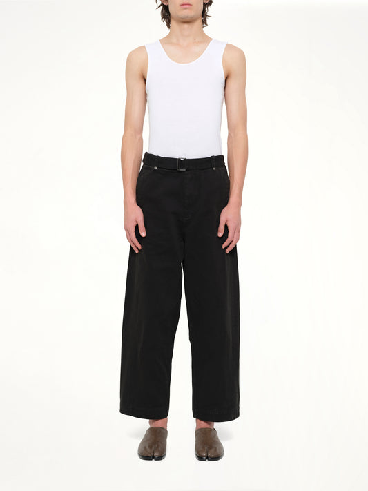 Gully Pant in Black Cotton