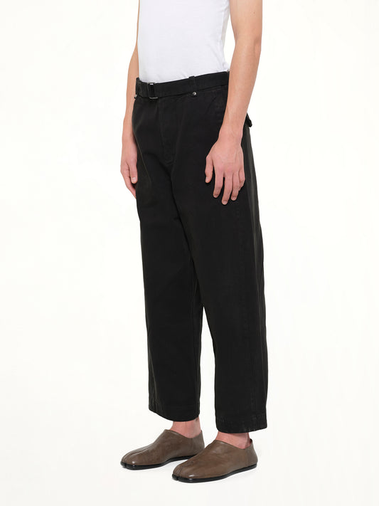 Gully Pant in Black Cotton