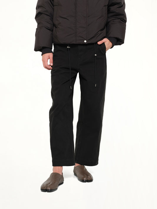 Gully Pant in Black Cotton