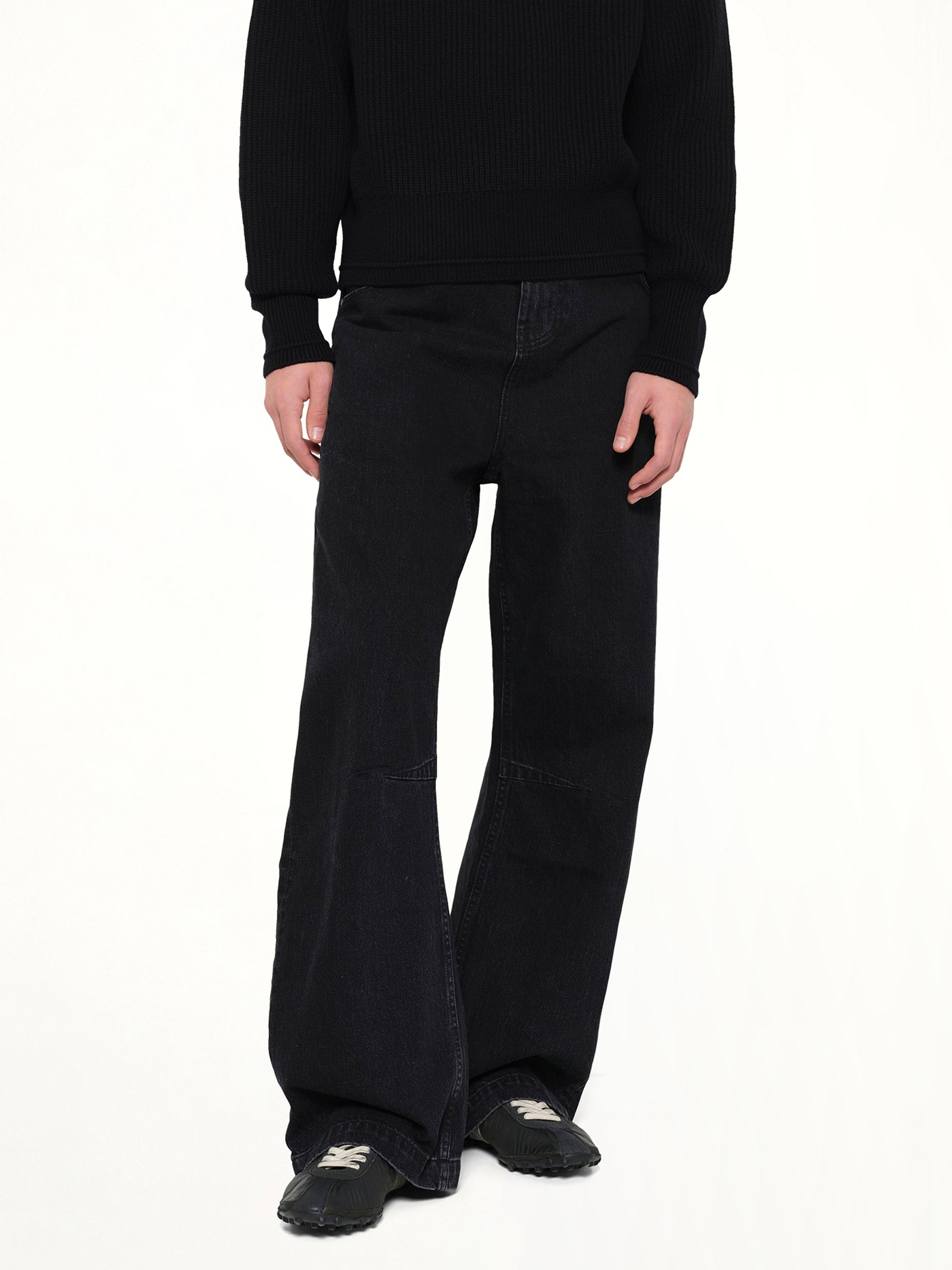 ENTIRE STUDIOS Gem Jeans in Magnetite Inside View from MARAIS