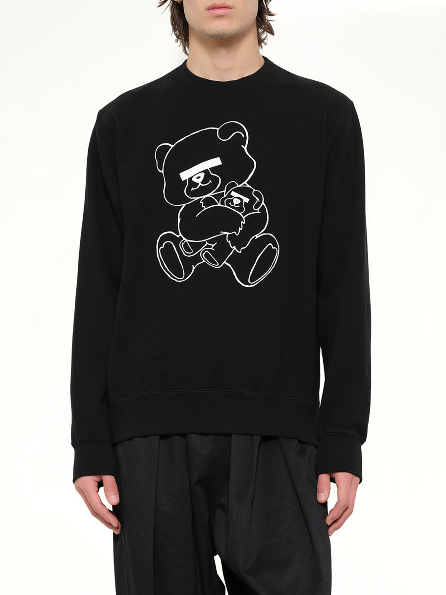 Teddy Sweatshirt in Black