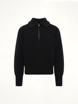 Blimp Quarter Zip in Black