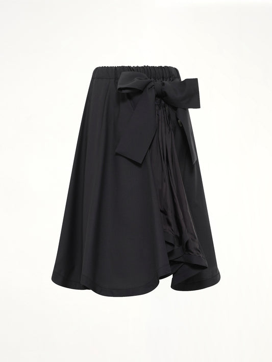 Bowtie Skirt in Black