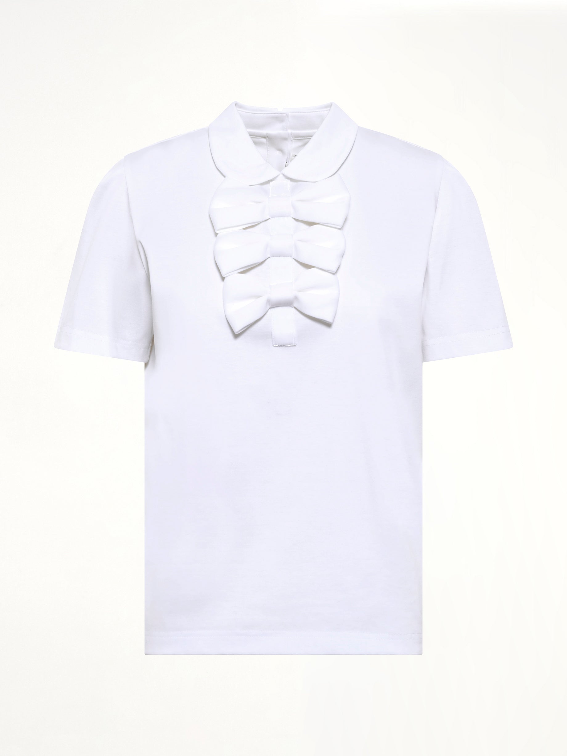 NOIR KEI NINOMIYA Bowtie T-Shirt in White Product Photo from MARAIS