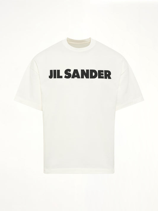 Crewneck Logo T-Shirt in Pocelain