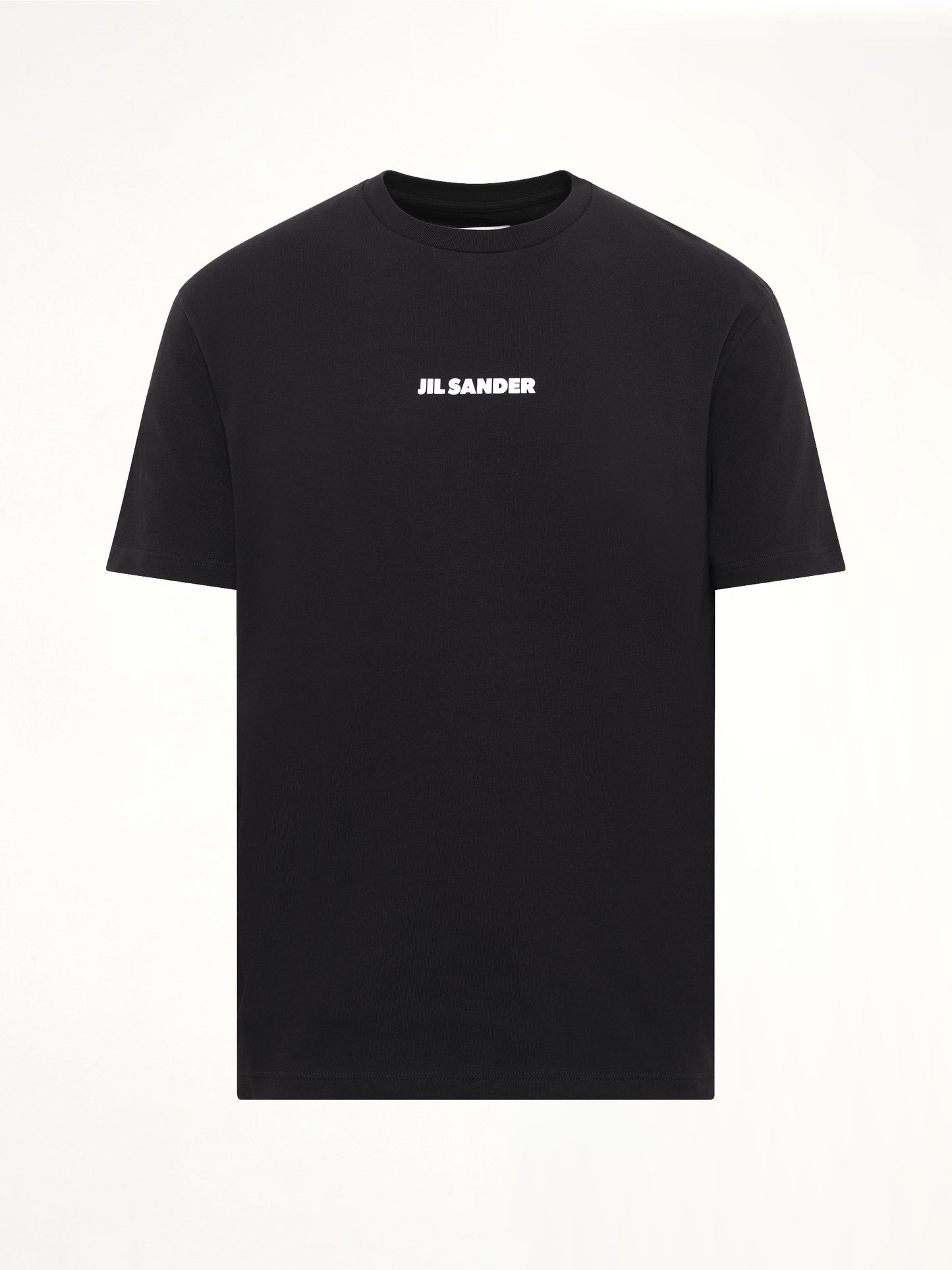 Crewneck Small Logo  T-Shirt in Black
