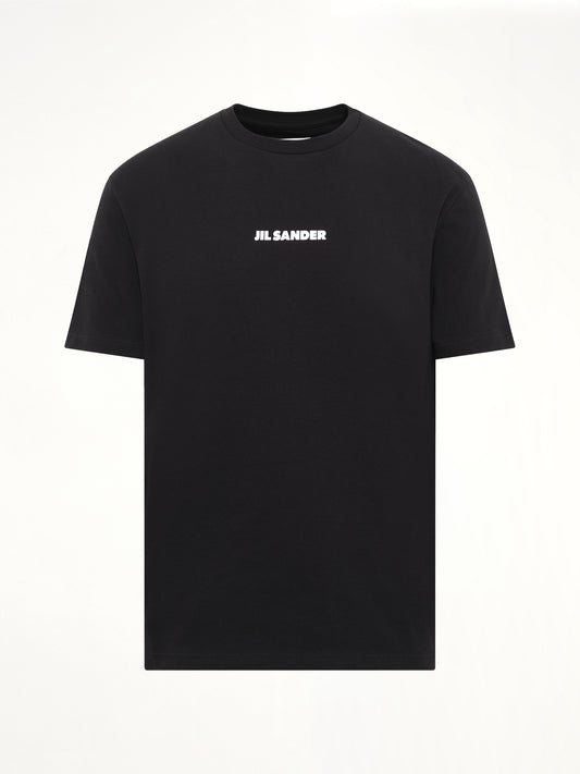 Crewneck Small Logo  T-Shirt in Black