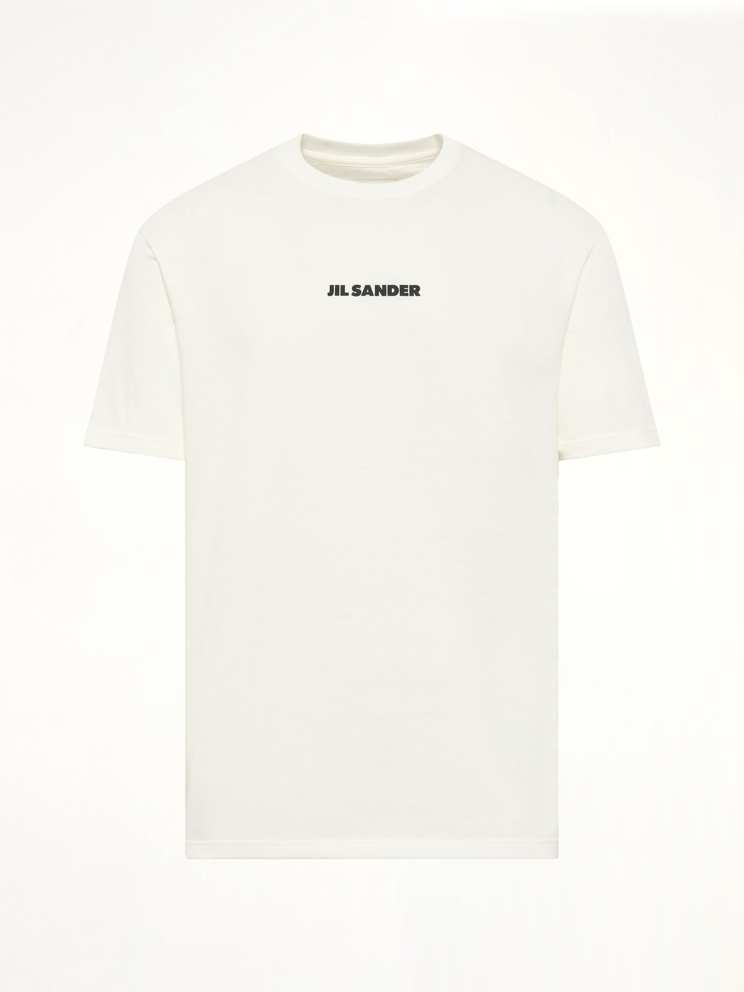 Crewneck Small Logo  T-Shirt in Porcelain