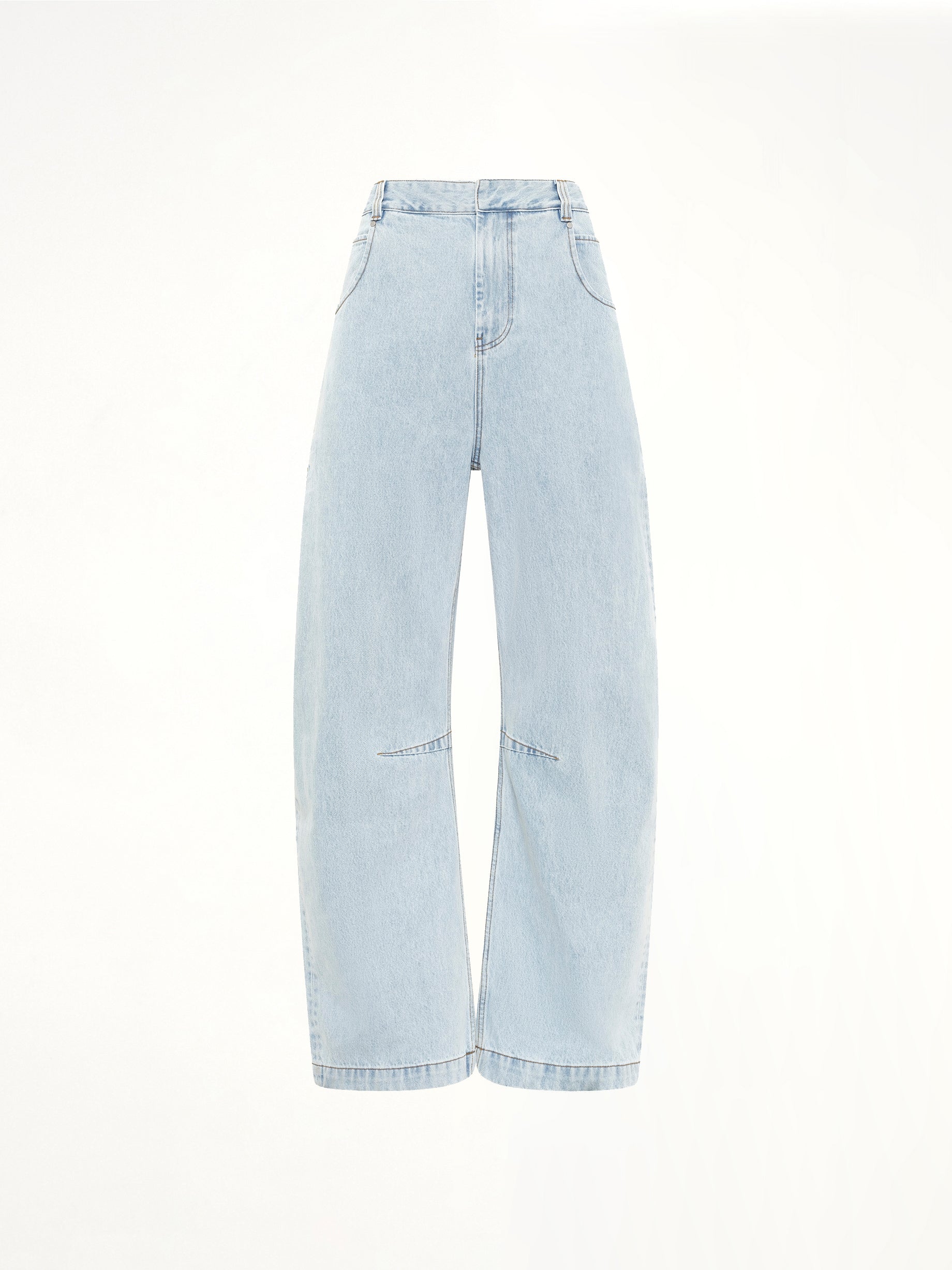 ENTIRE STUDIOS Gem Jeans in Old Blue Side View from MARAIS