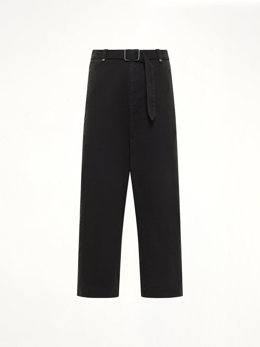 Gully Pant in Black Cotton