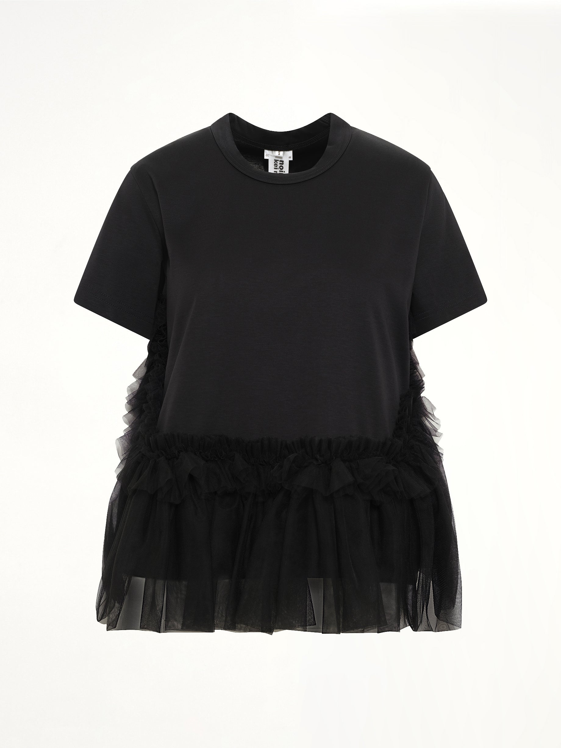 NOIR KEI NINOMIYA Ladies's T-Shirt in Black Product Photo from MARAIS