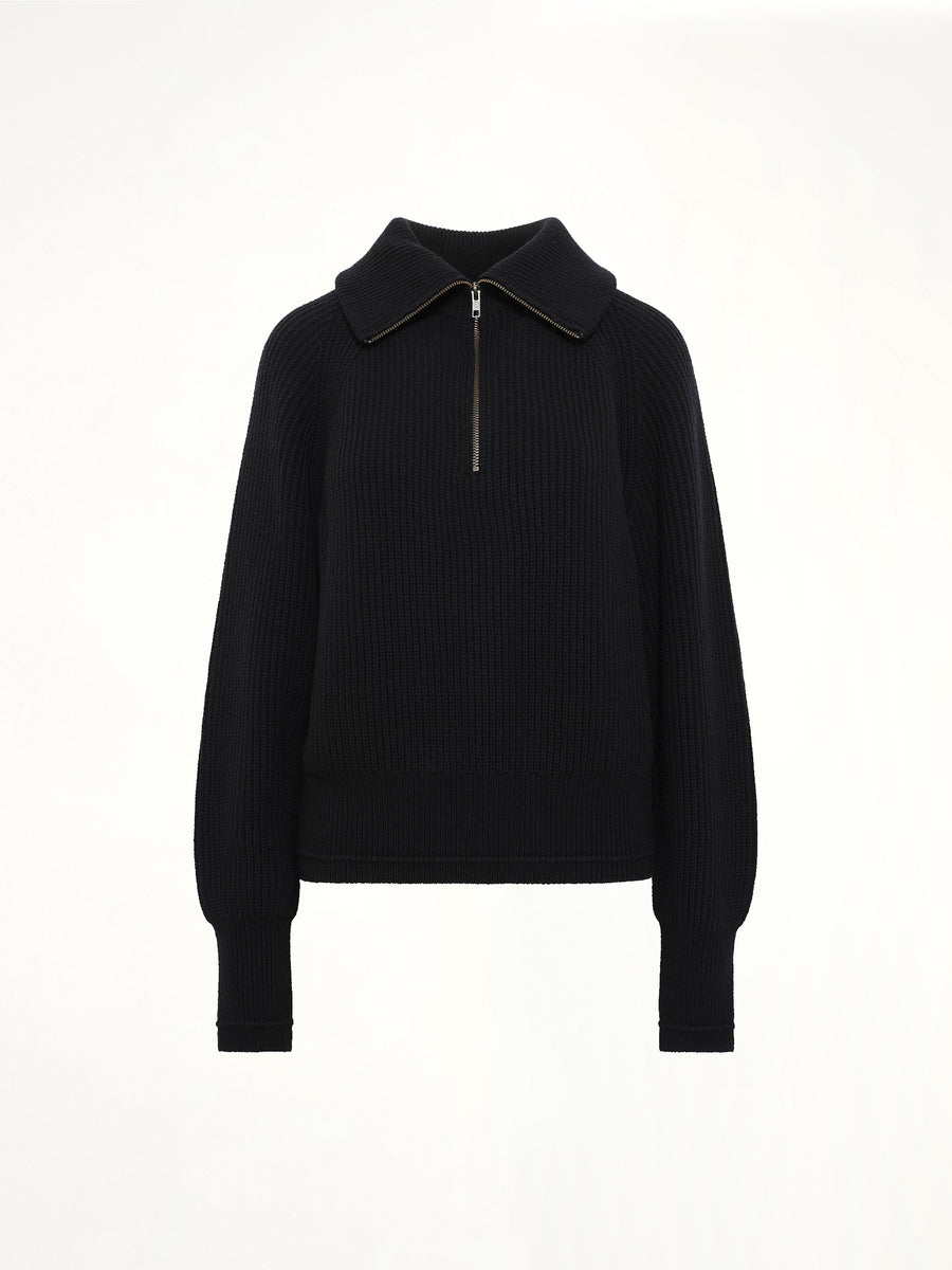 Blimp Quarter Zip in Black