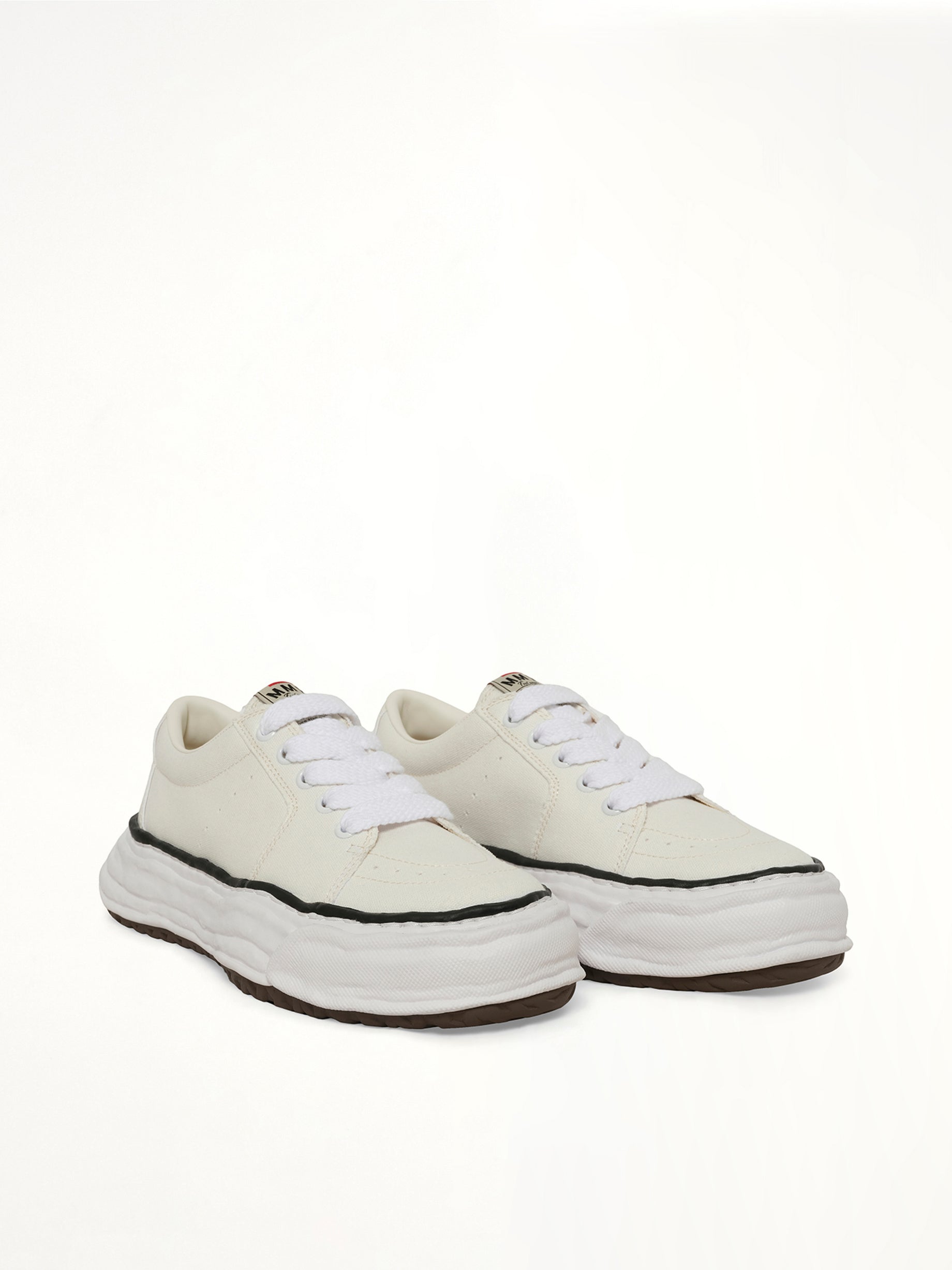 MAISON MIHARA YASUHIRO Eric OG Sneaker in White Front View from MARAIS