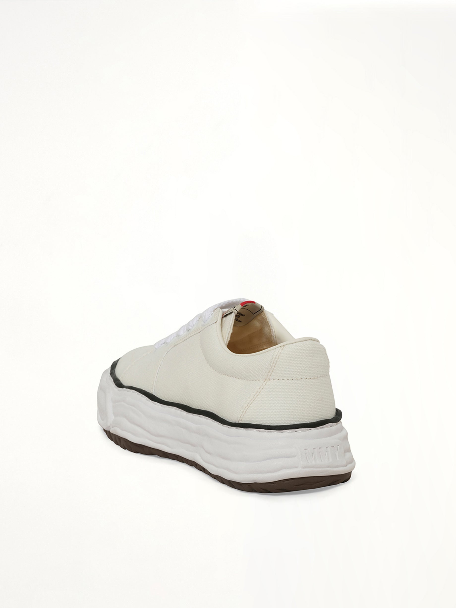 MAISON MIHARA YASUHIRO Eric OG Sneaker in White Back View from MARAIS