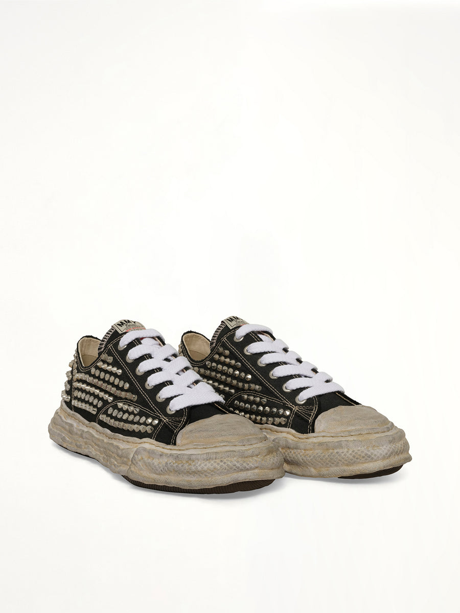 Exclusive Peterson 23 OG Studded Sneaker in Black/White