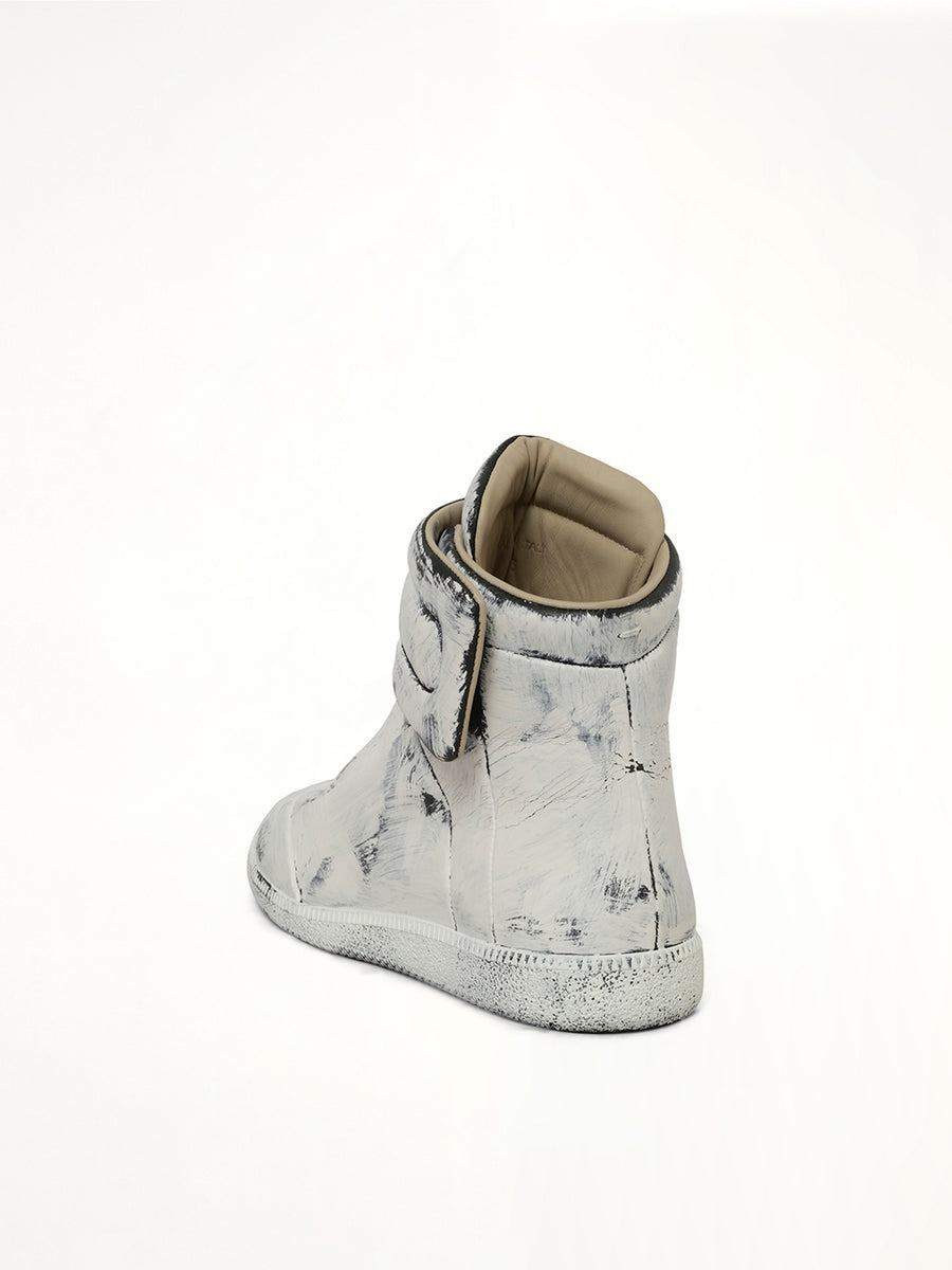 Future Mid-Top Sneaker in Painted White