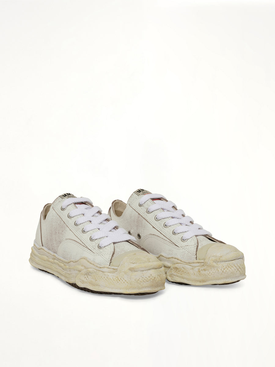 Hank OG Shrink Leather Sneaker in White