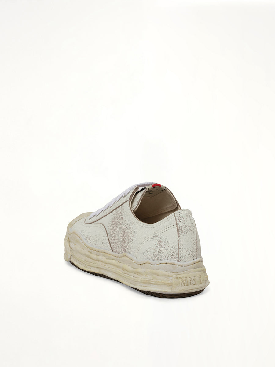 Hank OG Shrink Leather Sneaker in White