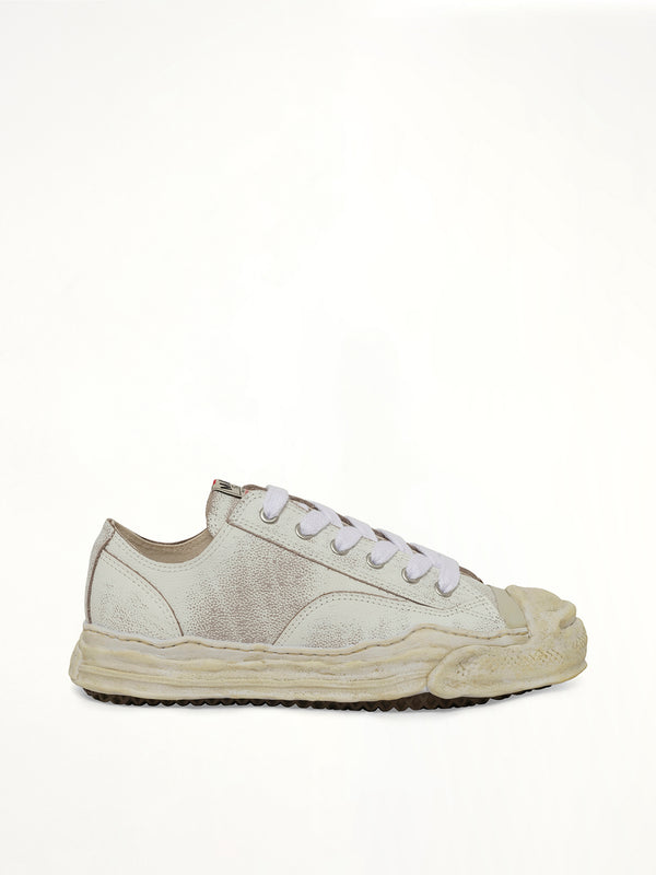 Hank OG Shrink Leather Sneaker in White