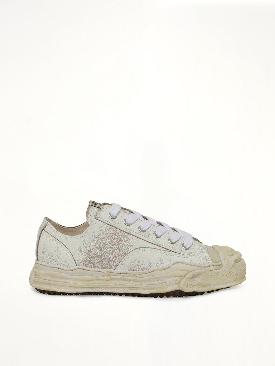 Hank OG Shrink Leather Sneaker in White