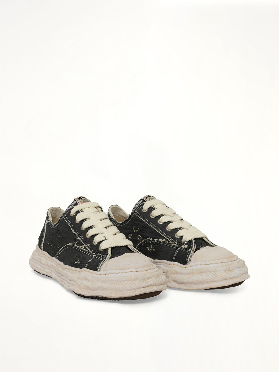 Peterson 23 OG Ripping & Dyeing Sneaker in Black