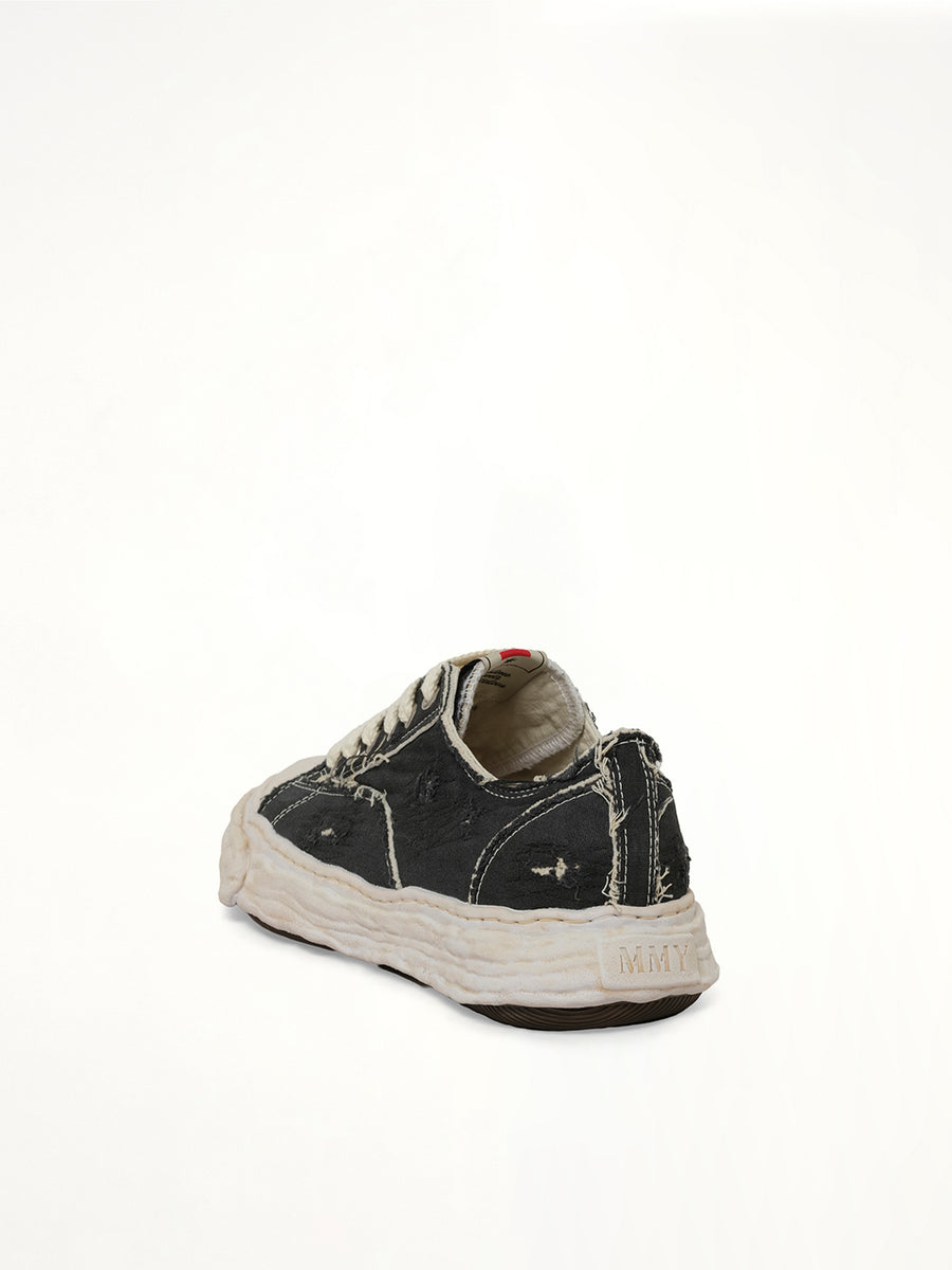 Peterson 23 OG Ripping & Dyeing Sneaker in Black