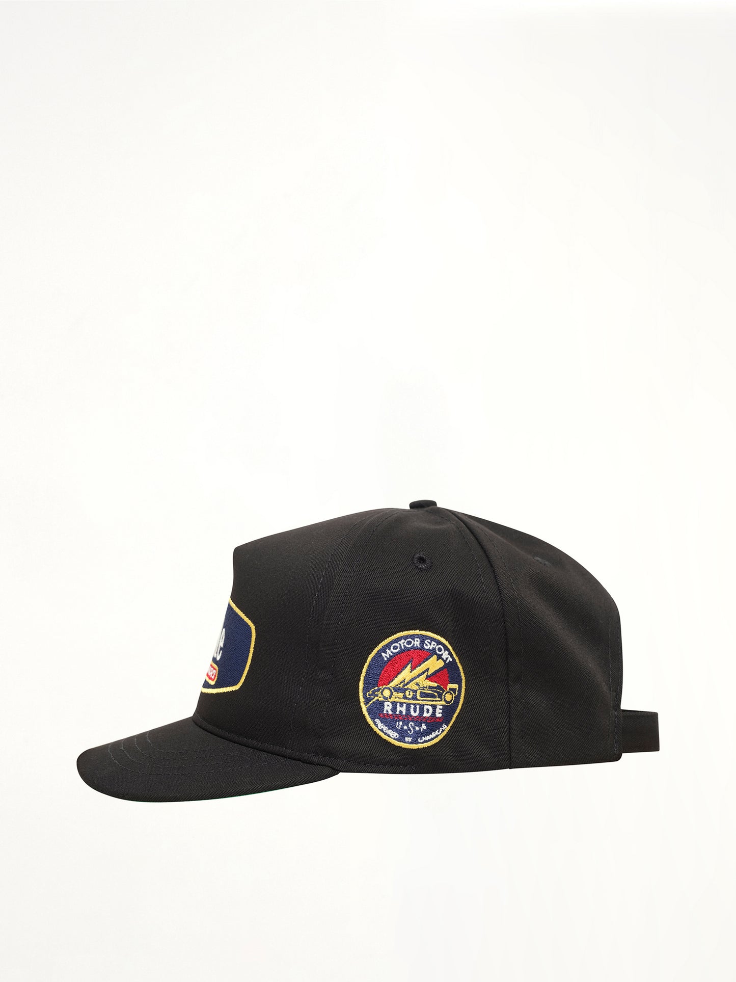 Racing Crest Hat in Black/Navy