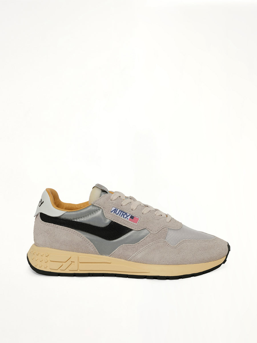 Reelwind Low Top Sneaker in Grey/Silver