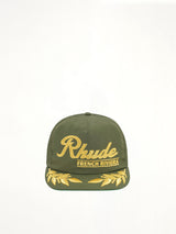Rhude French Riviera Hat in Green/Gold