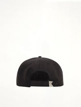 Souvenir Logo Hat in Black/White