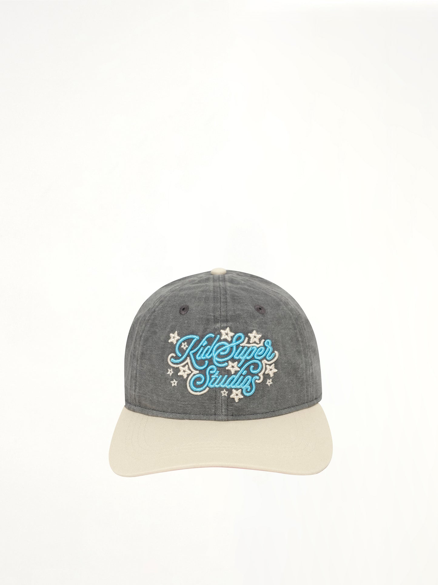 Stars Snapback Hat in Gray