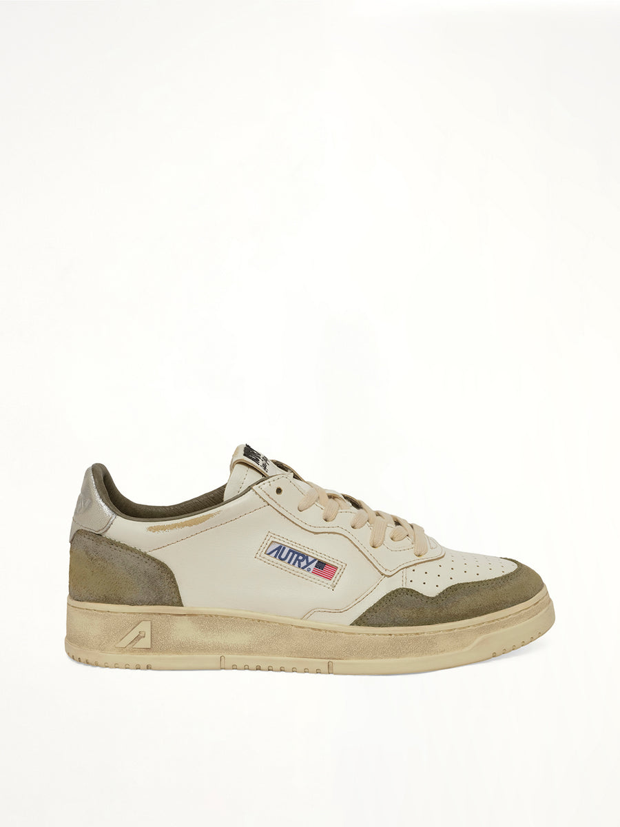 Super Vintage Sneaker in Lizard/Silver
