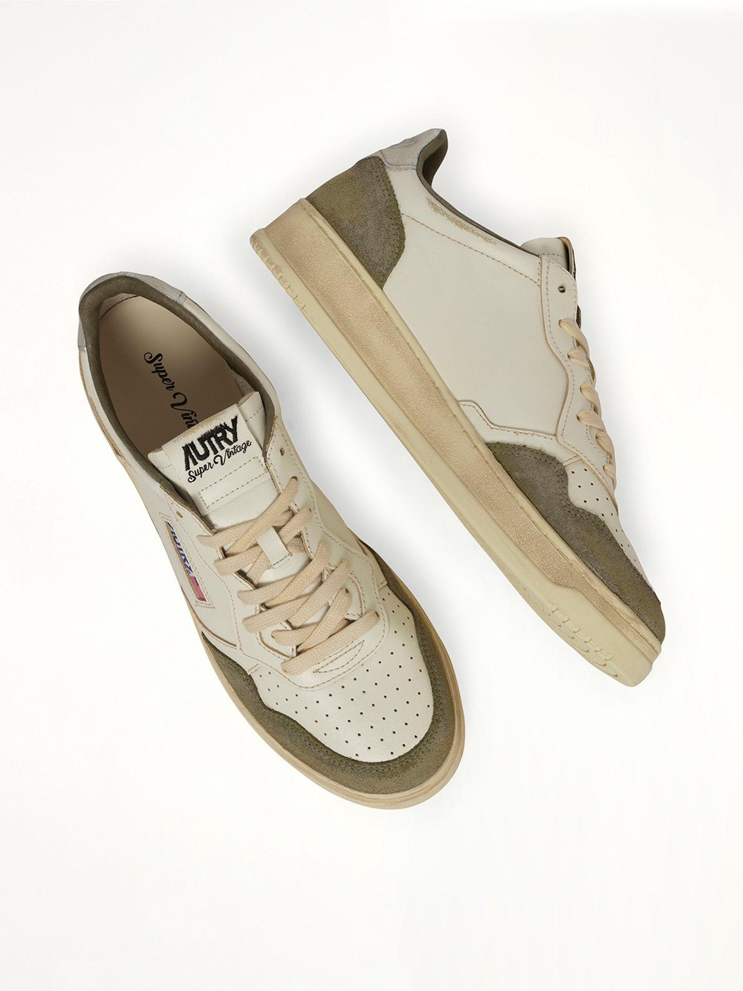 Super Vintage Sneaker in Lizard/Silver