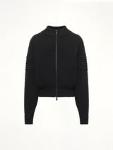 Low Gauge Zip Blouson in Black