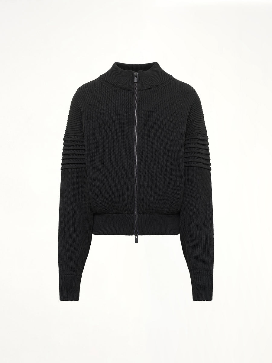 Low Gauge Zip Blouson in Black