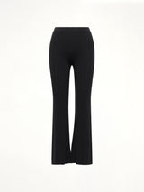 Soft Portrait Tight Flare Pants in Black