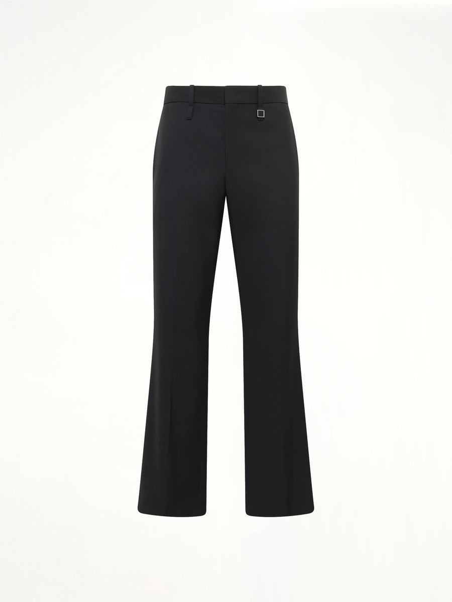 Slim Wool Suit Pants in Black