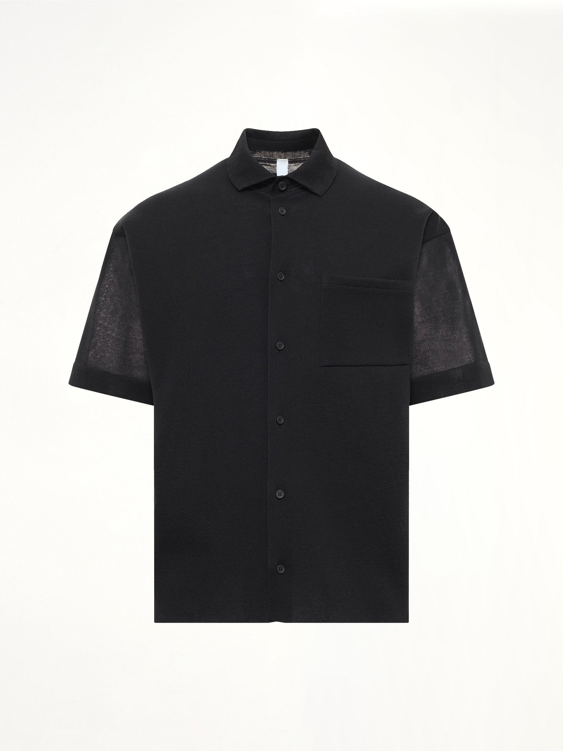 TC Milan Short Sleeve Shirt in Black